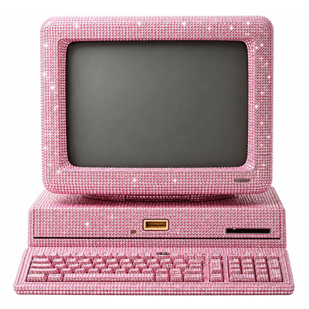 rhinestone computer